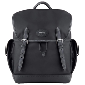Mulberry Heritage Nylon Backpack Black Nylon